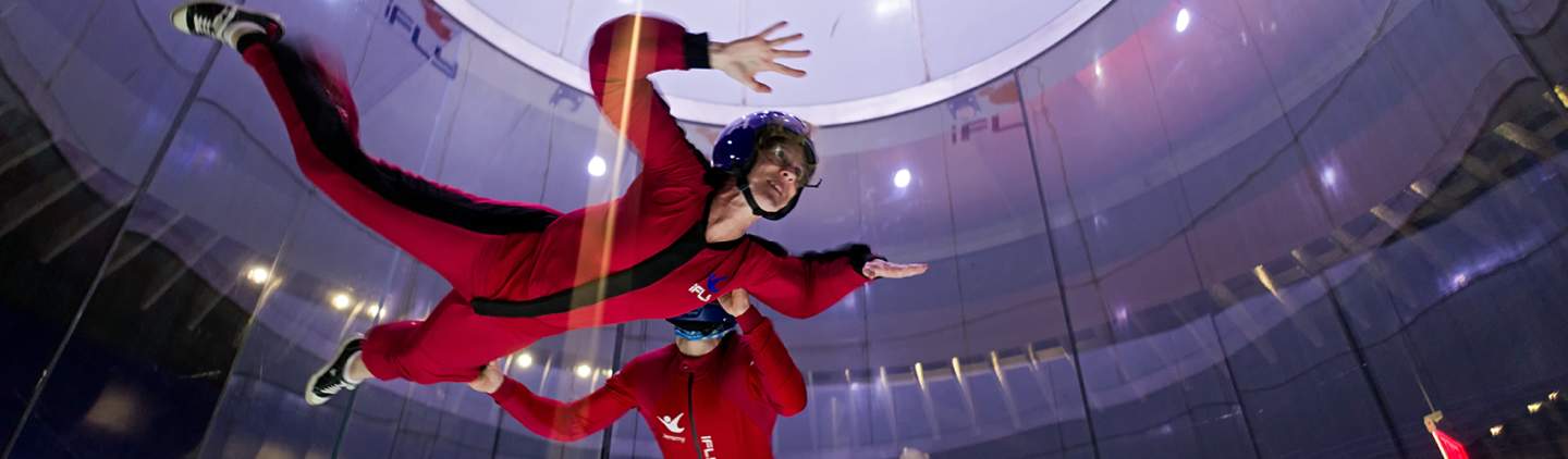 Indoor Skydiving with Local Hockey Heroes