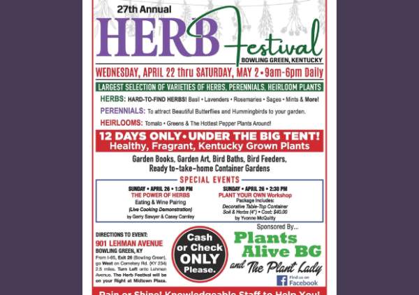 27th Annual Herb Festival: Wild Bird & Nature Store