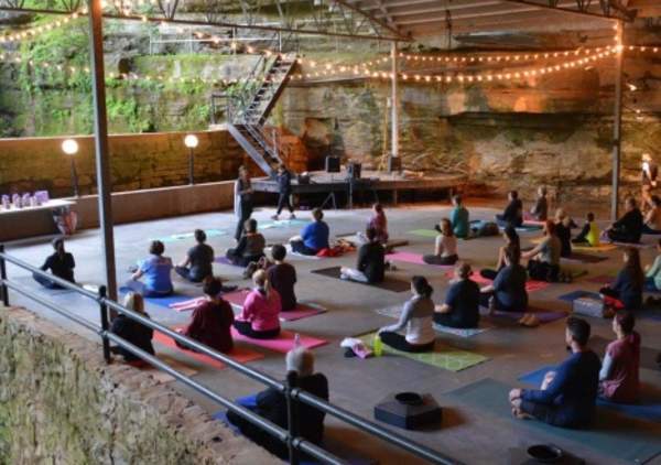 Yoga In Lost River Cave