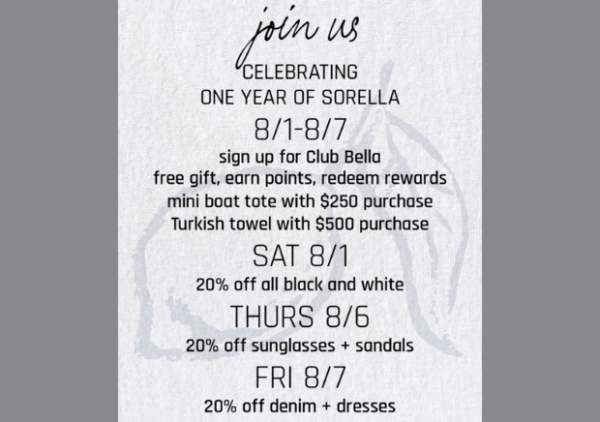 Sorella Beach Club {1 Year Anniversary}