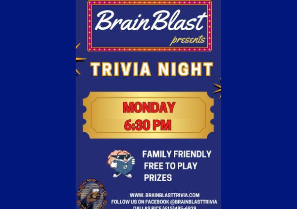 Brain Blast Presents: Trivia Night