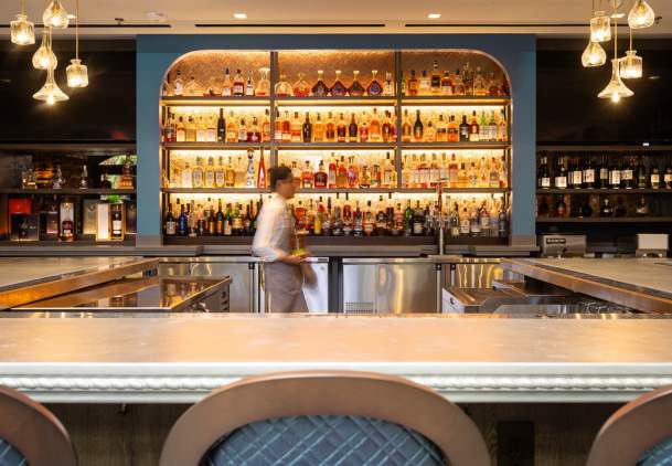 The Courtyard Bar at Brennan's of Houston