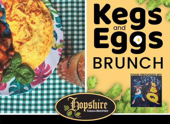Kegs & Eggs Brunch at Hopshire - Featuring Scooter's BBQ