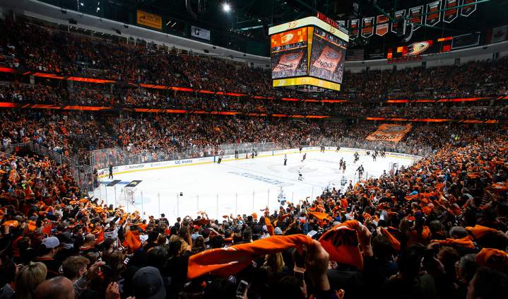 Honda Center Anaheim Ducks Season