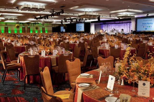 The JW Grand Ballroom can hold up to 4,000 attendees