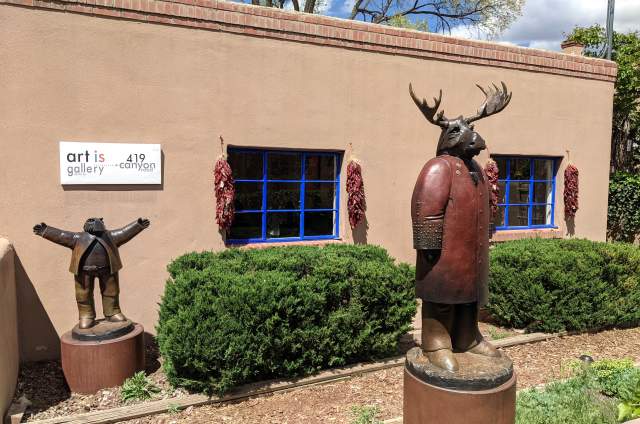 Judy Eckhart " 100 Feet from my Santa Fe Home"