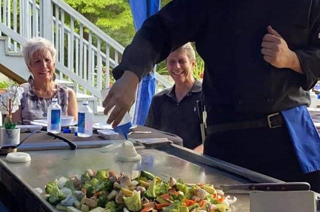 Hibachi blue outlet