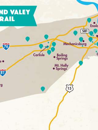 2021 Cumberland Valley Beer Trail Map