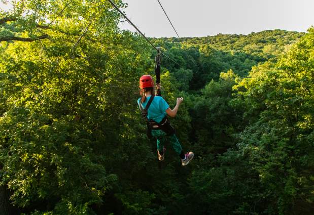 Ziplining