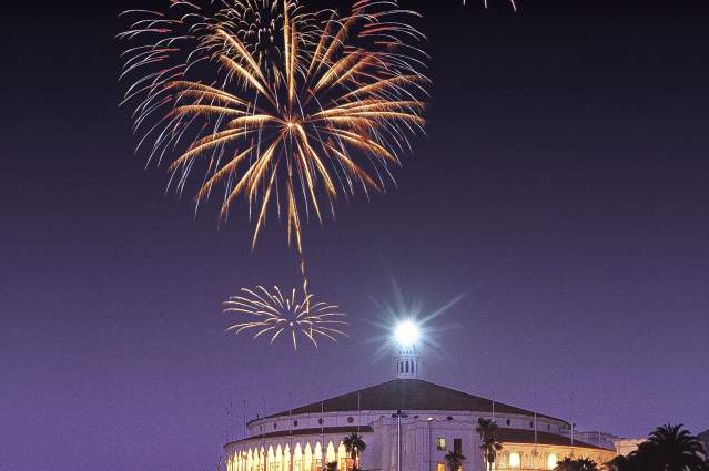 Fireworks over the Catalina Casino