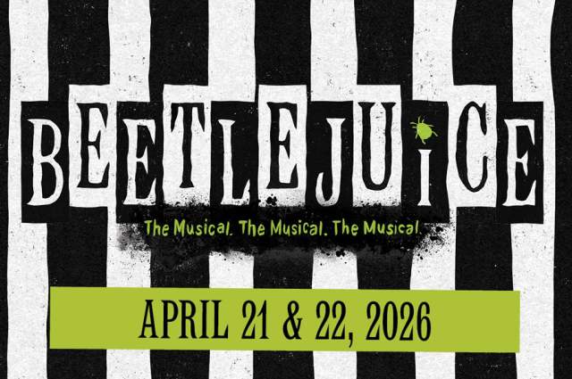 Beetlejuice the Musical will be at the Embassy Theatre on April 21 and 22, 2026.