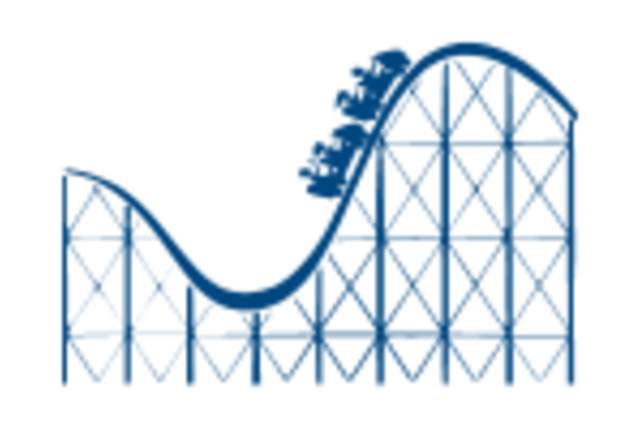 Roller coaster icon