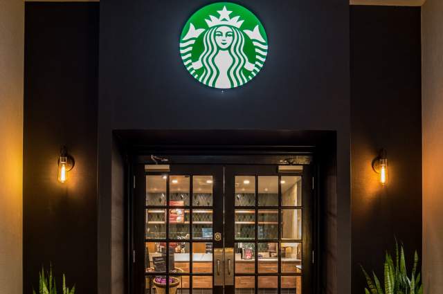 Starbucks at the Hilton