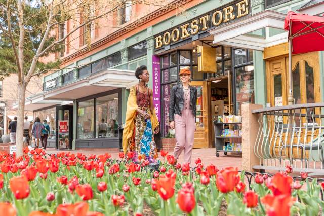 Two Women on Pearl Street