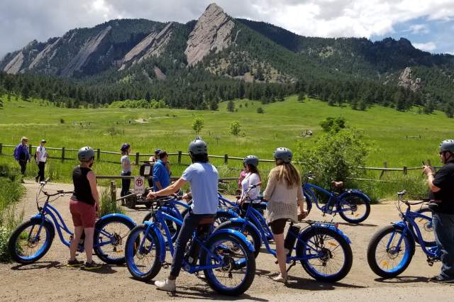 Electric Cruiser Bike Tour Boulder