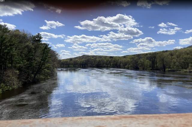 Pedestrian Bike Bridge Rothschild Wisconsin River