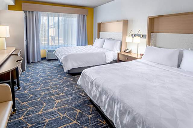 A double room at Holiday Inn Hotel & Suites