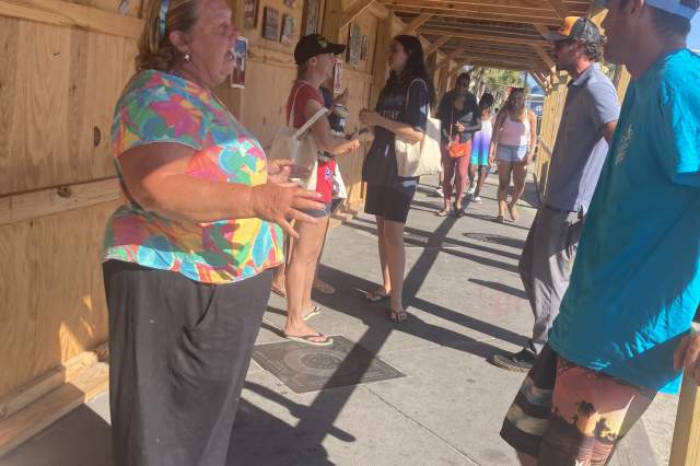 First Friday on Main Street at the Worley Wall