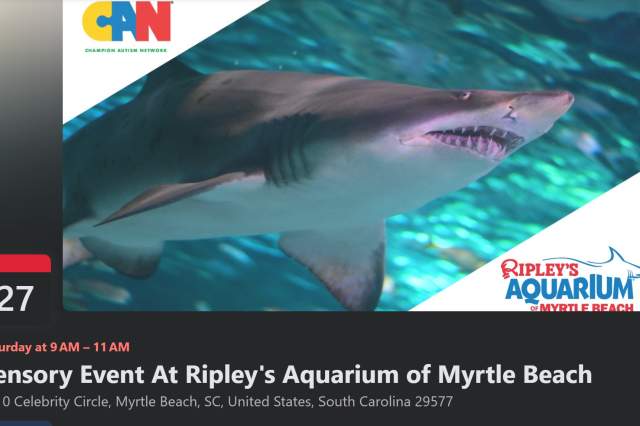 CAN Sensory Friendly Visit at Ripley's Aquarium