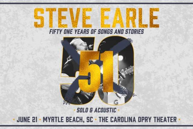 Steve Earle: 51 Years of Songs & Stories