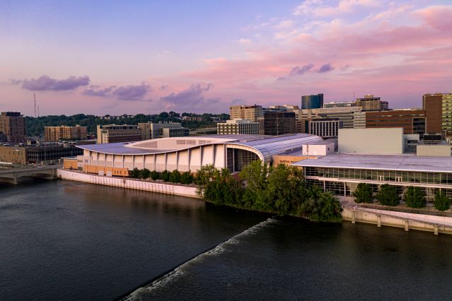Devos Performance Hall River View Sunset, 2019