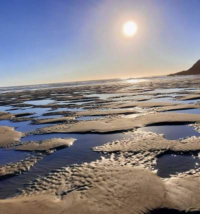 Beach, water, Heceta