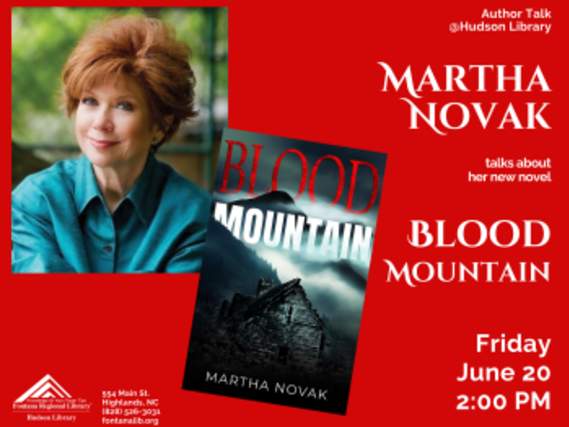 Author Talk: Martha Novak with Blood Mountain