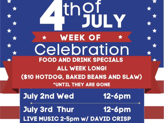 4th of July Week of Celebration at The Vineyard at High Holly