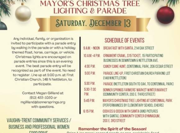 Mayor's Christmas Tree Lighting & Parade