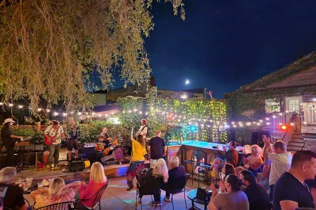 Beer Garden in Downtown Batavia