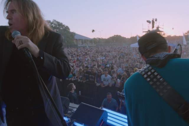 Song to Song screengrab showing Val Kilmer at the Fun Fun Fun Fest