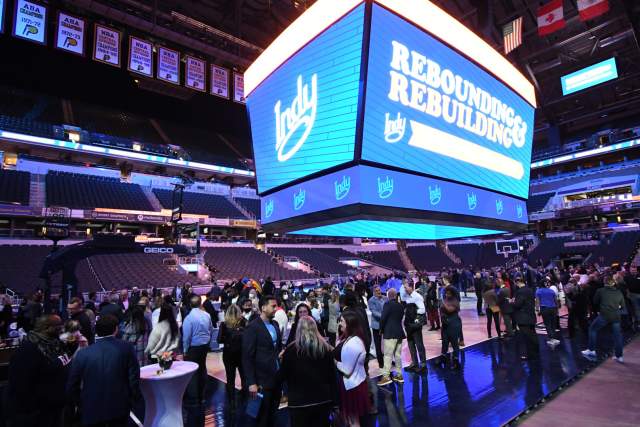 Gainbridge Fieldhouse can be adapted to hosting all sizes of groups