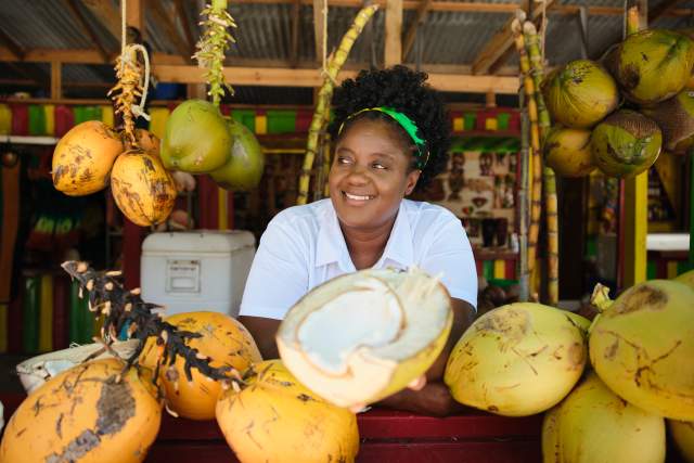 Image of Coconut Vendor