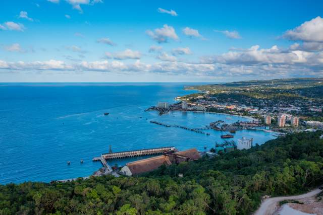 Ocho Rios view from Mystic Mountain