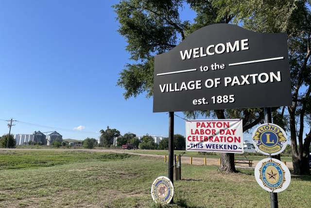 Paxton Sign Labor Day