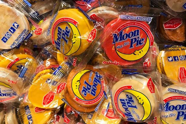 various flavors of Moonpies