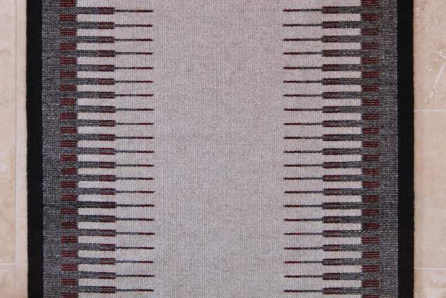 Rug #381, 44.75" X 44.5", 100% Navajo-Churro Wool
