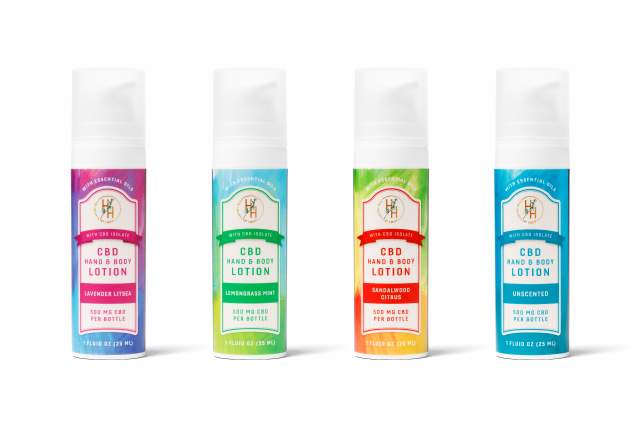 4-Pack of 1 oz. Travel Size CBD Hand & Body Lotion