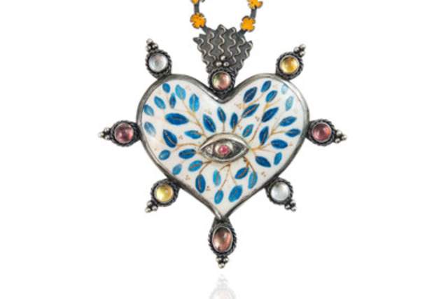 Casa Catalina Jewelry, Sacred Heart Necklace