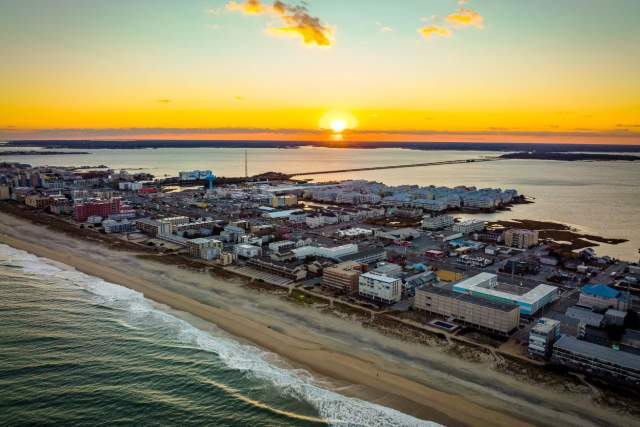 ocean city sunset