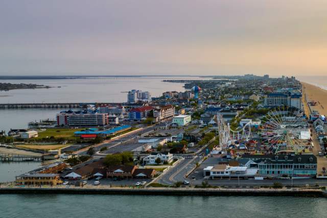 downtown aerial
