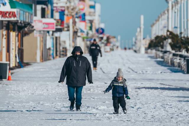 Boardwalk during Winter