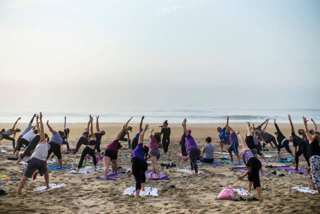 Yoga on the Beach