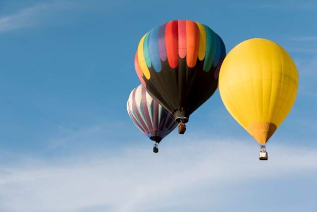 hot air balloon summer send off