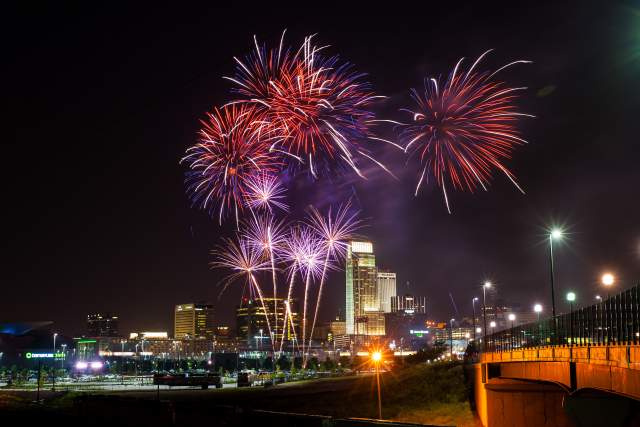 Fireworks in Omaha