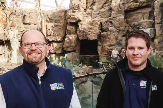 Dr. Padilla and Dr. Yaw from Omaha’s Zoo