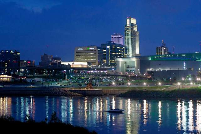 Skyline with Omaha's Convention Center