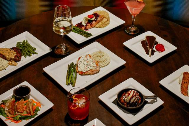Dishes of food at Vida.