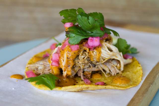 Black Rooster Taqueria achiote