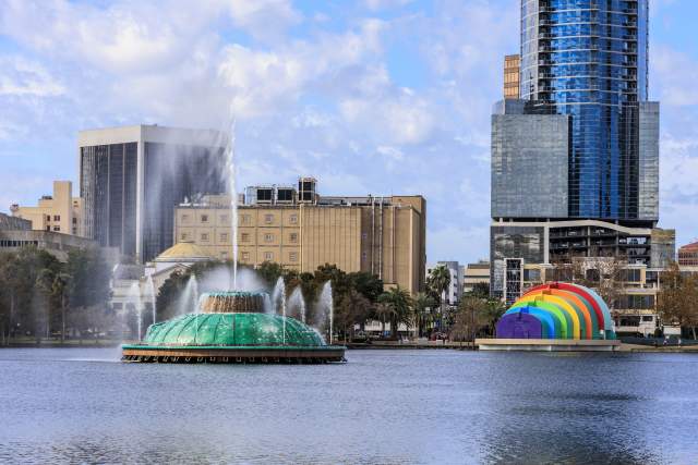 Photo of public art at Lake Eola